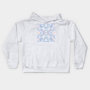 Greek floral ornament Kids Hoodie